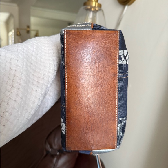 SOLD Coach Denim Mini Patchwork Bag - Picture 5 of 7